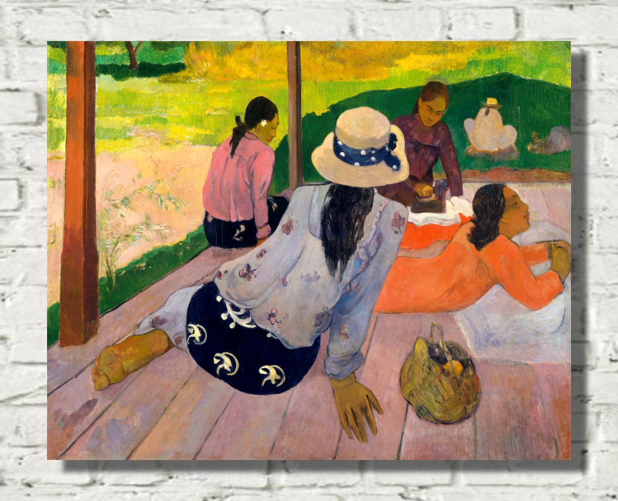 Paul Gauguin Print : The Siesta (ca. 1892)