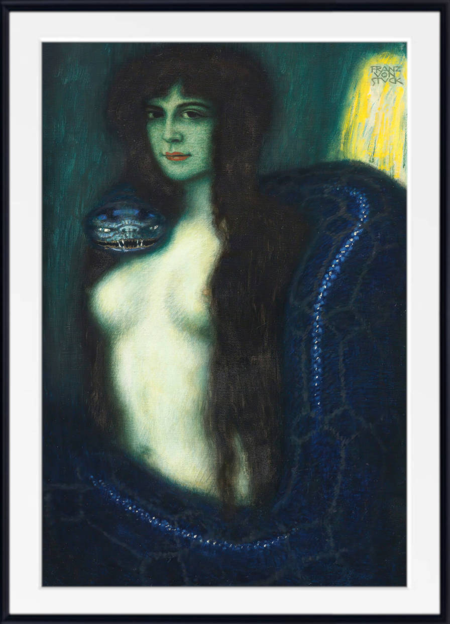 Franz Stuck Print, The Sin