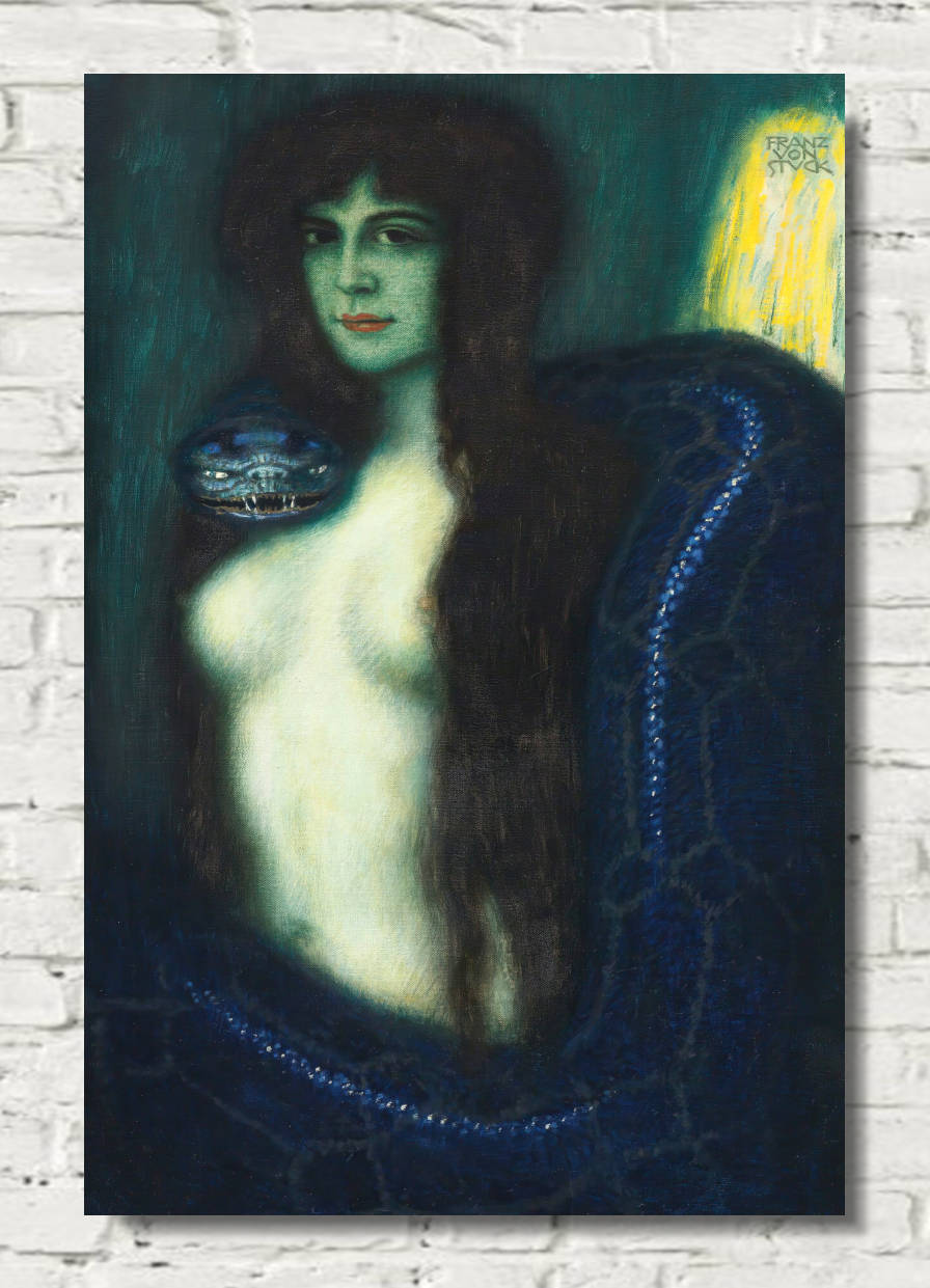 Franz Stuck Print, The Sin