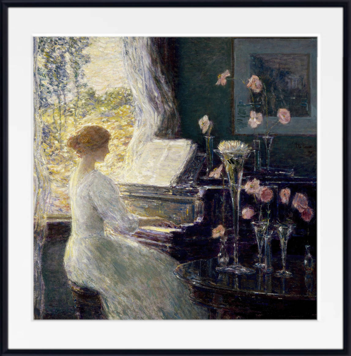 Frederick Childe Hassam Print : The Sonata (1911)