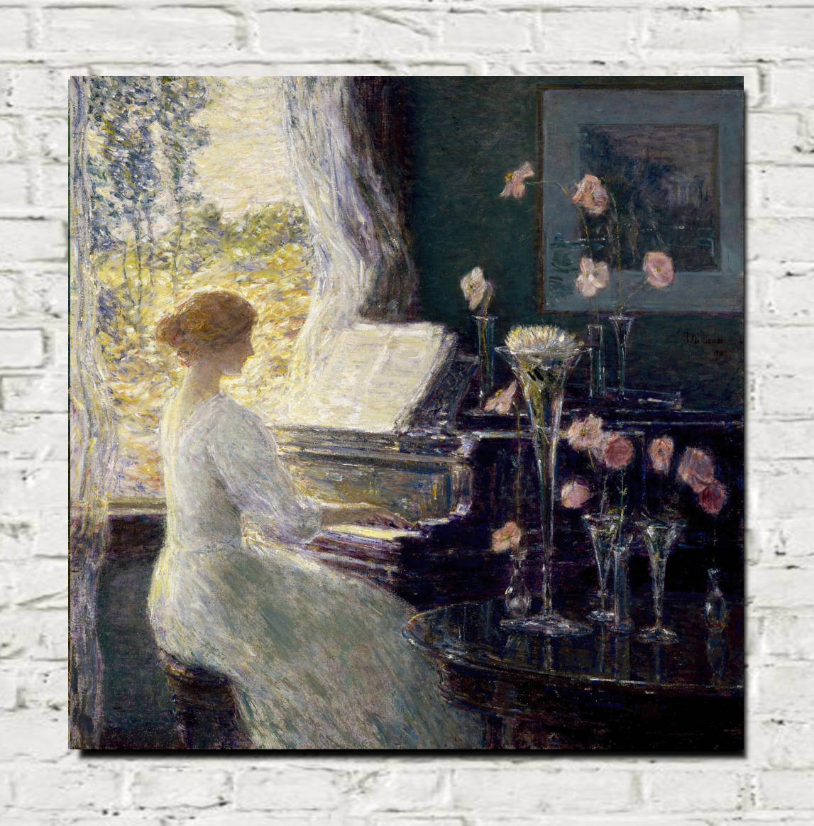 Frederick Childe Hassam Print : The Sonata (1911)