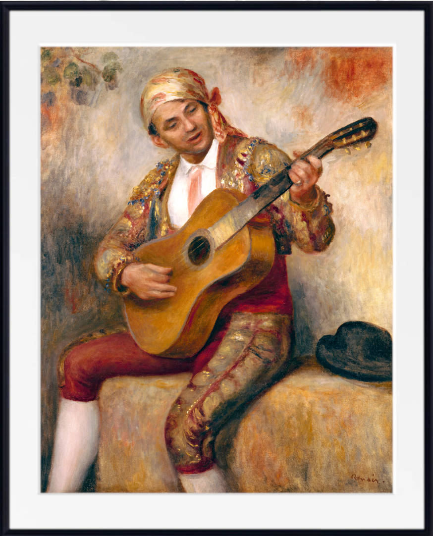 Renoir Print, The Spanish Guitarist (1894)