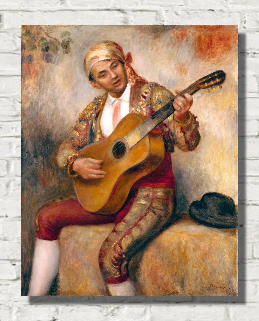 Renoir Print, The Spanish Guitarist (1894)