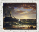 Asher Brown Durand Print, The Stranded Ship