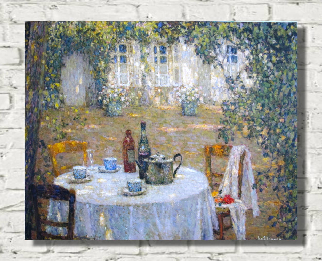 Henri Le Sidaner Print, The Table in the Sun (1911)