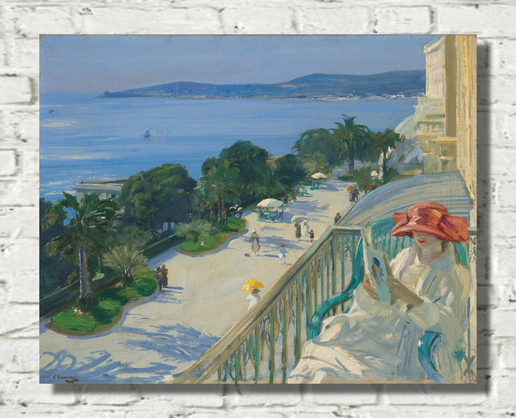 The Terrace, Cap d’Ail (1921), John Lavery