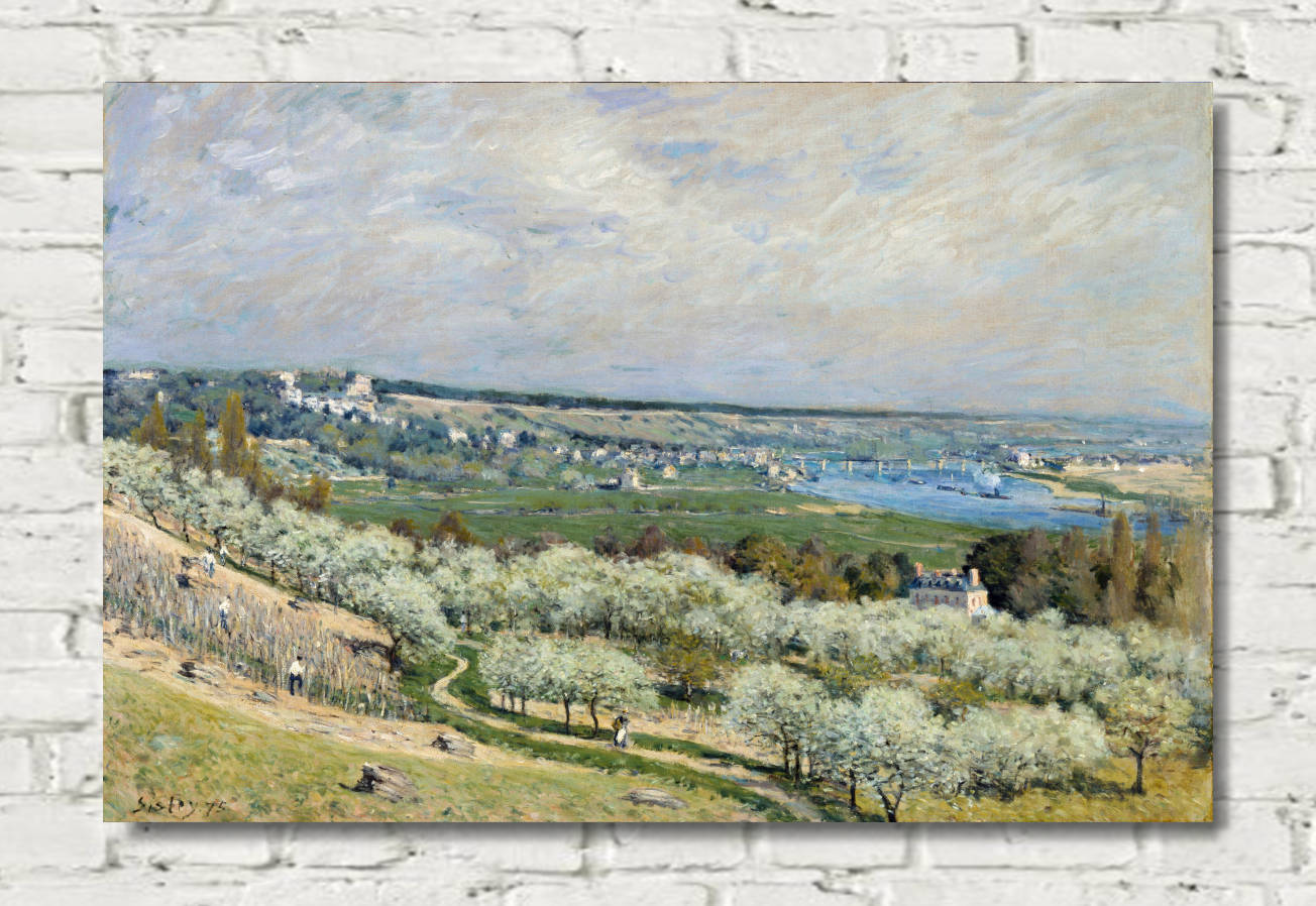 Alfred Sisley Print, The Terrace at Saint-Germain, Spring (1875)