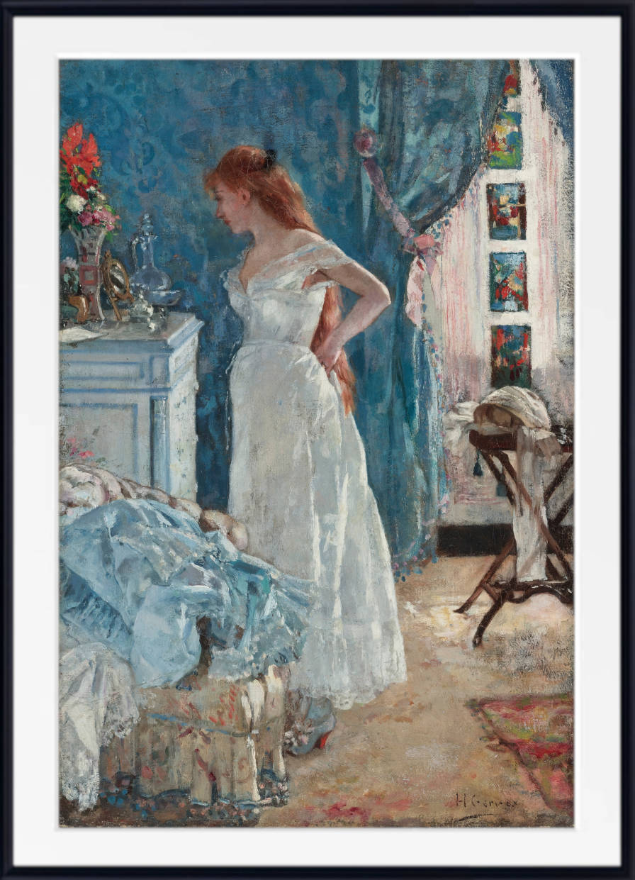 Henri Gervex Print, Young Lady at her Toilette