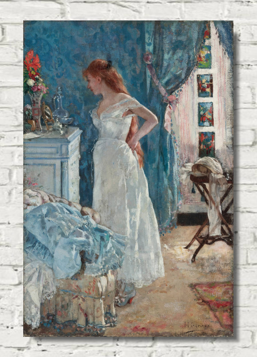 Henri Gervex Print, Young Lady at her Toilette