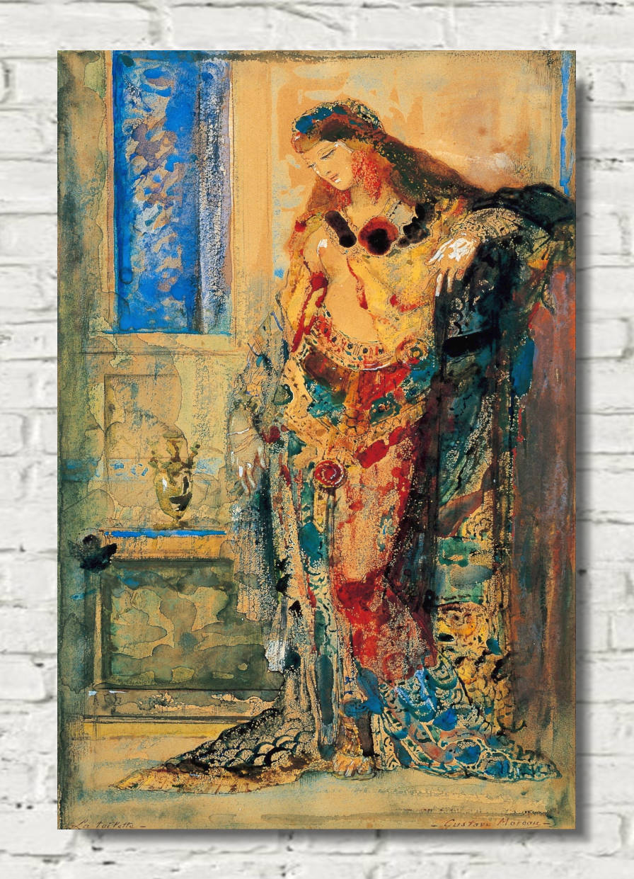 Gustave Moreau Print, The Toilette (c.1885)