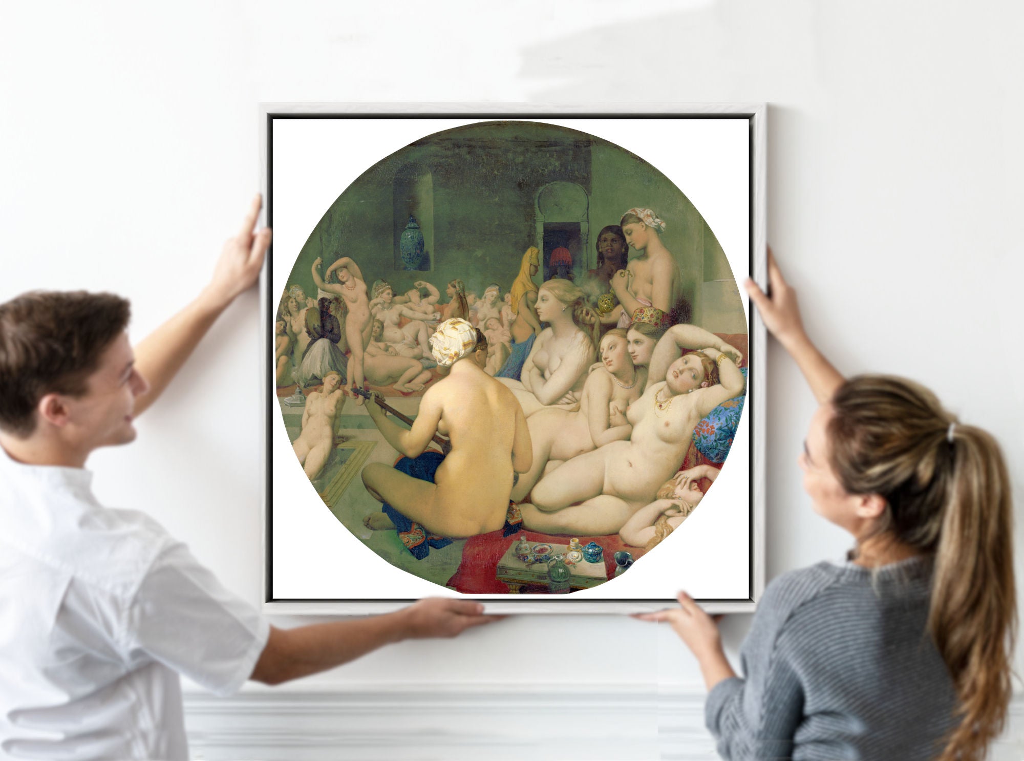 The Turkish Bath – Jean-Auguste-Dominique Ingres Print