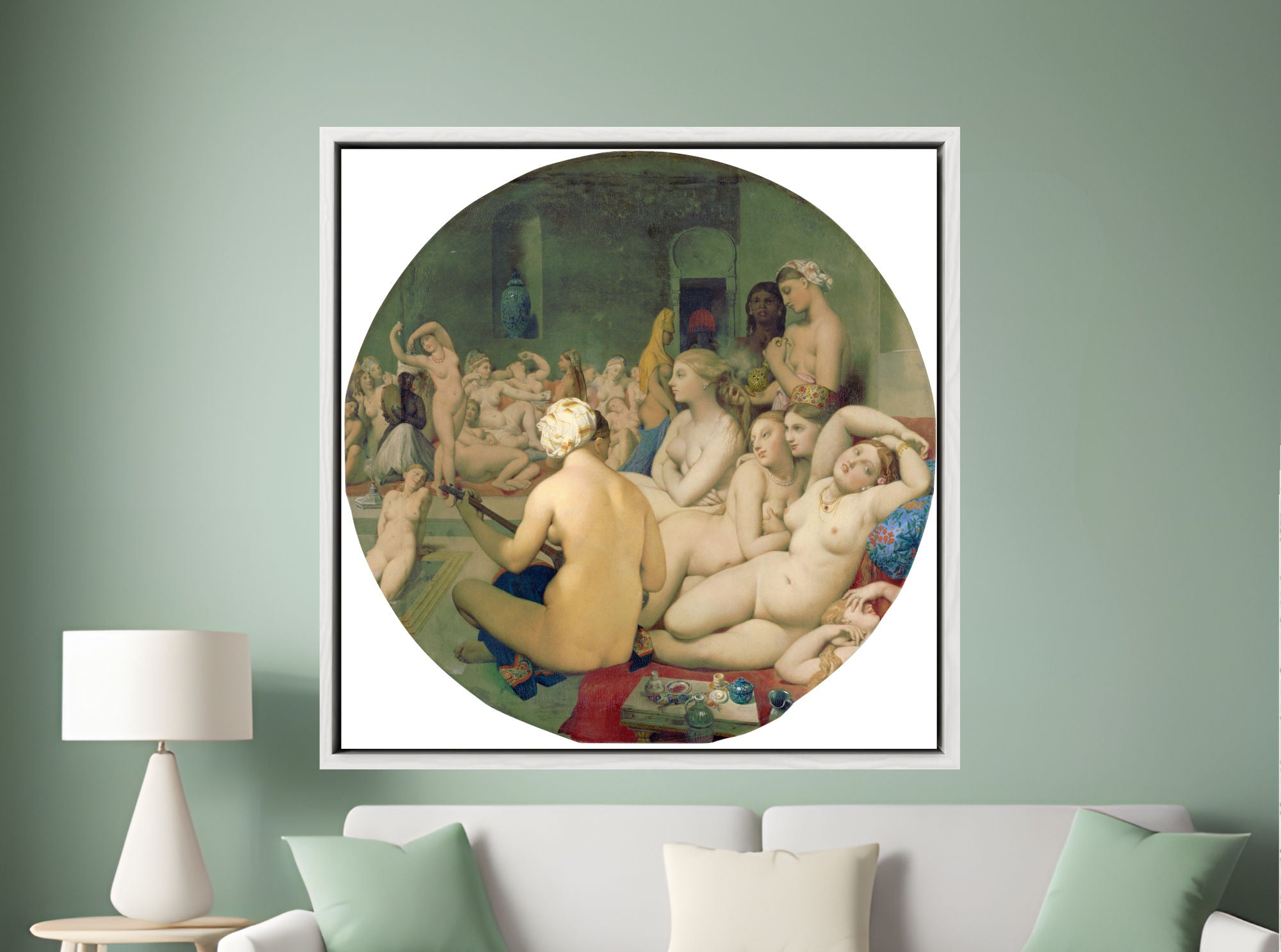 The Turkish Bath – Jean-Auguste-Dominique Ingres Print
