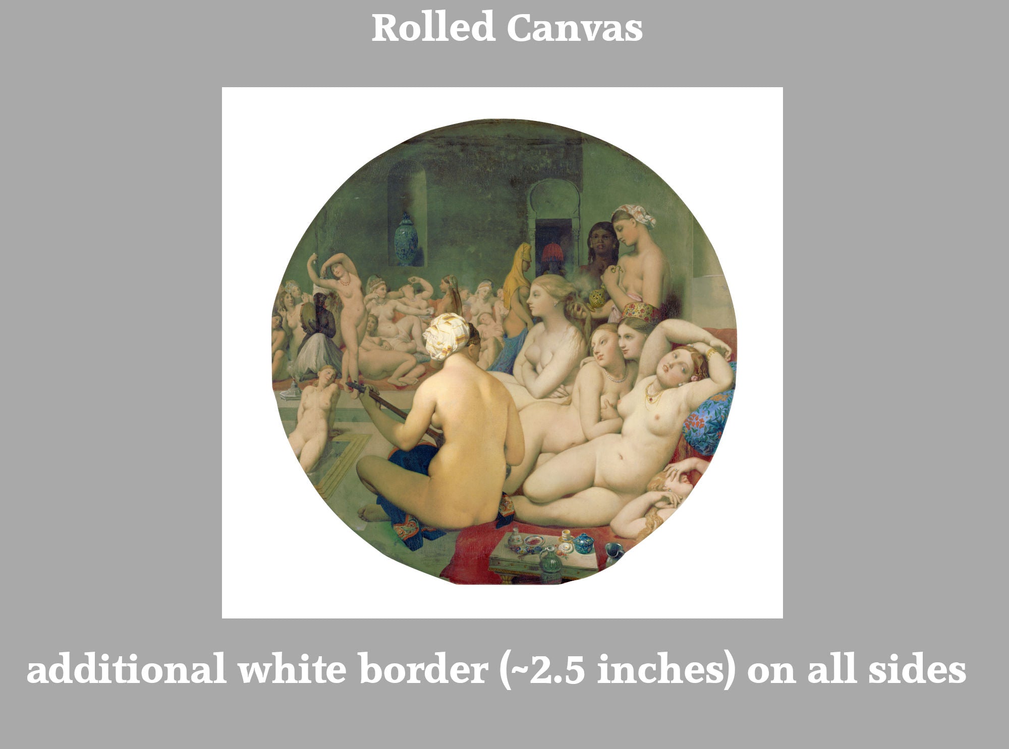 The Turkish Bath – Jean-Auguste-Dominique Ingres Print