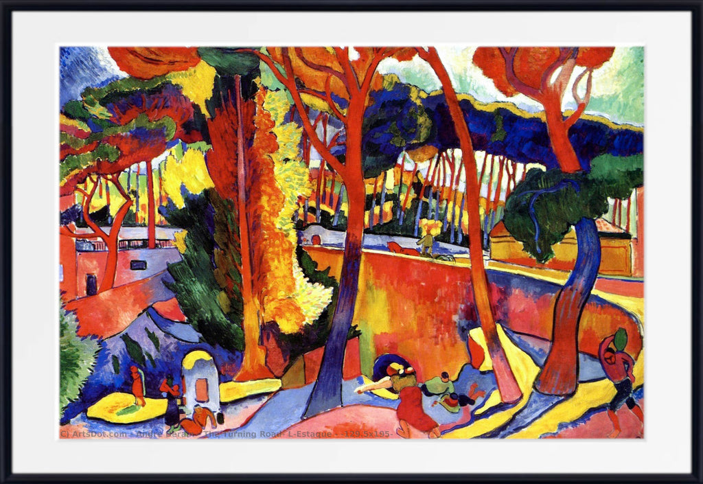 The Turning Road, L'Estaque by Andre Derain