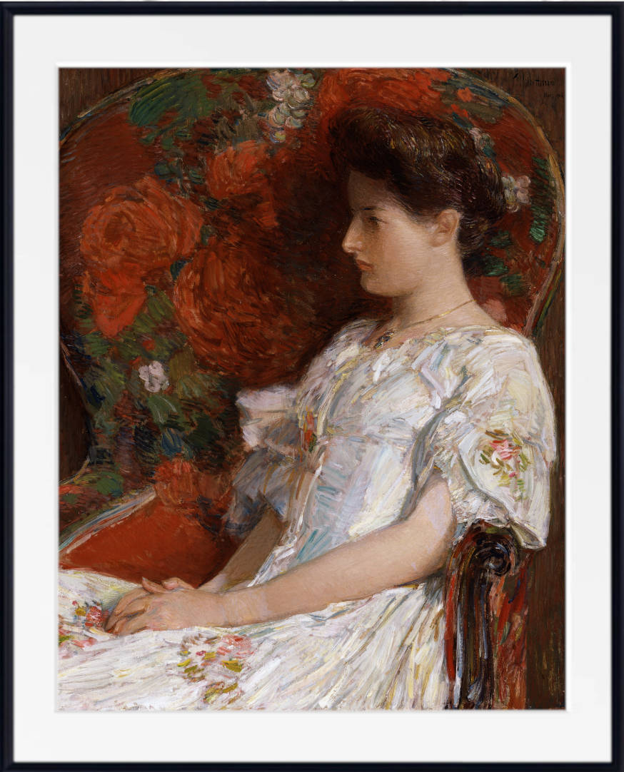 Frederick Childe Hassam Print : The Victorian Chair (1906)