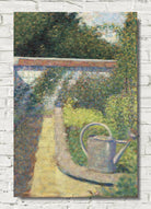 Georges Seurat Print, The Watering Can – Garden at Le Raincy (c. 1883)