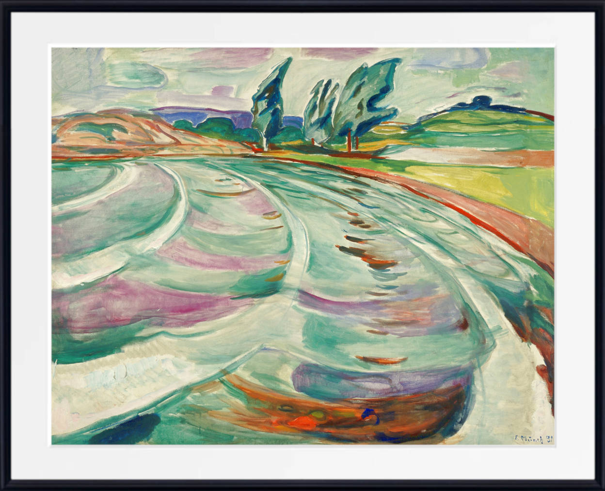 Edvard Munch Fine Art Print, The Wave (1931)