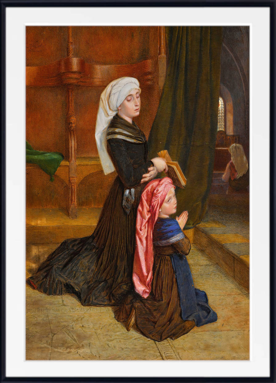 Frederic William Burton Fine Art Print, The Widow Of Wöhlm