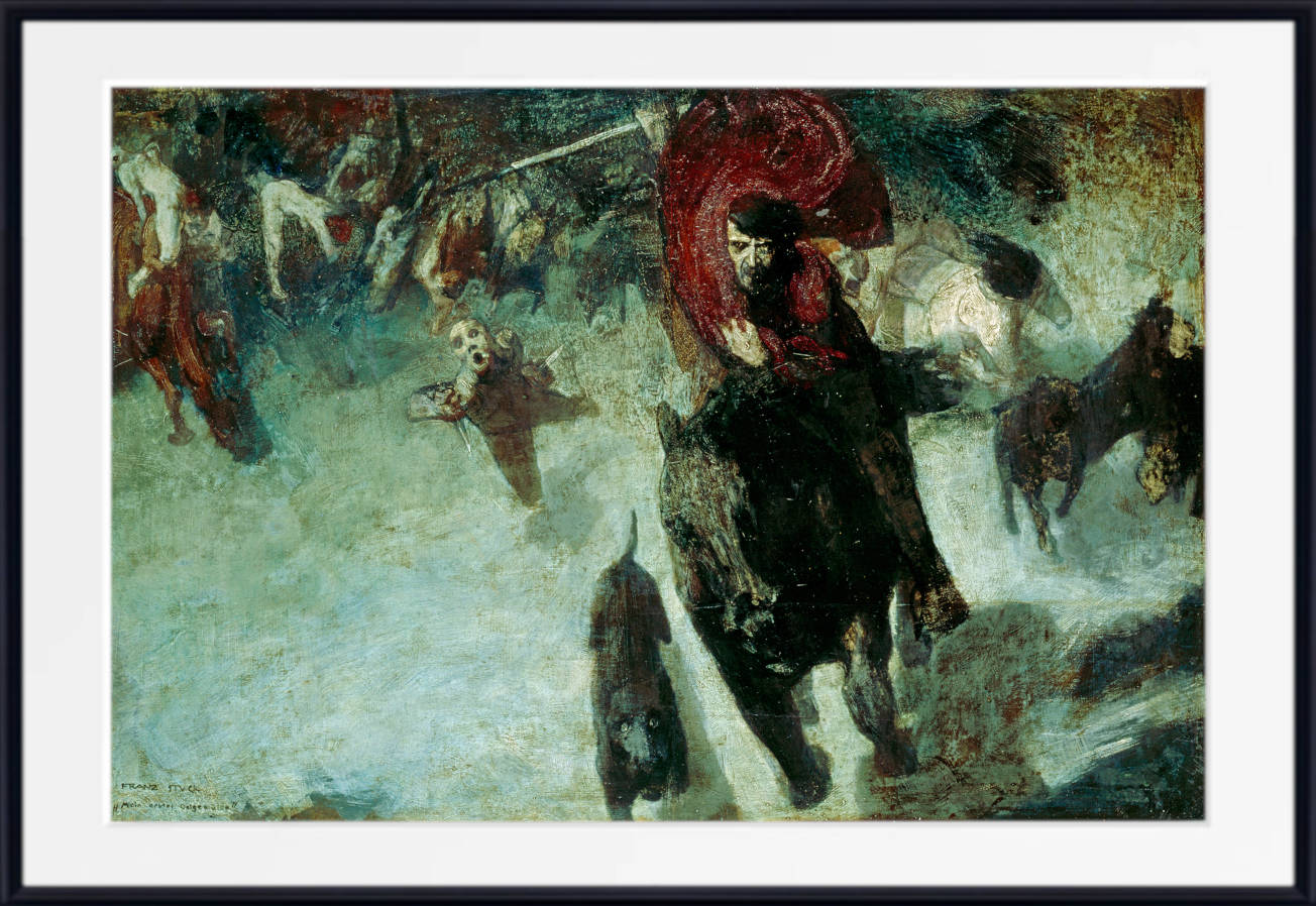 Franz Stuck Print, The Wild Hunt