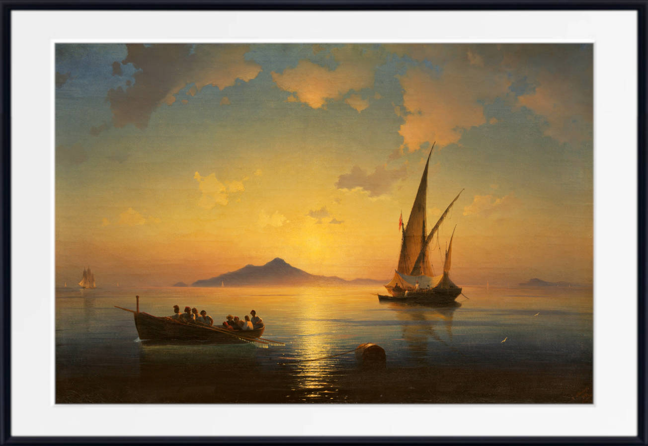 The Bay of Naples, Ivan Aivazovsky Fine Art Print