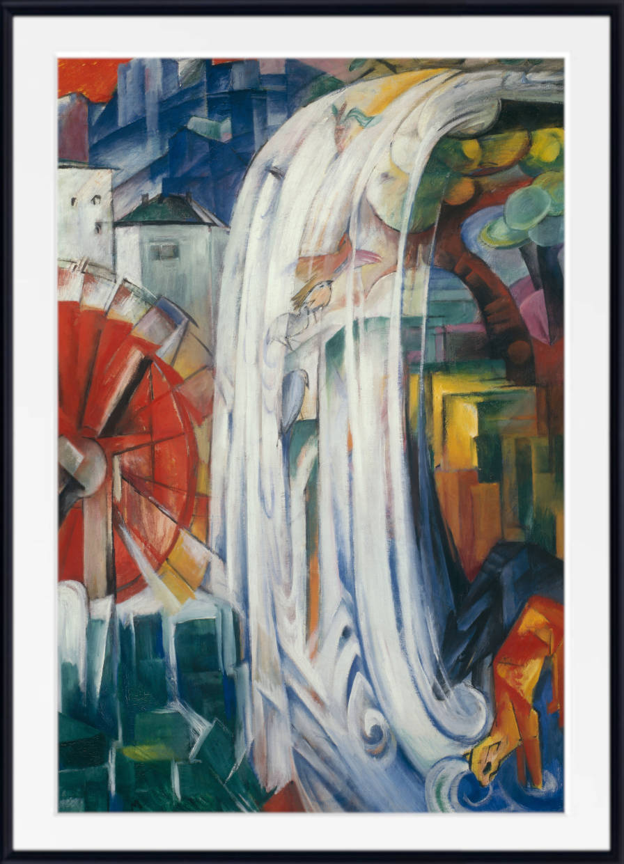 Franz Marc Abstract Fine Art Print, The Bewitched Mill