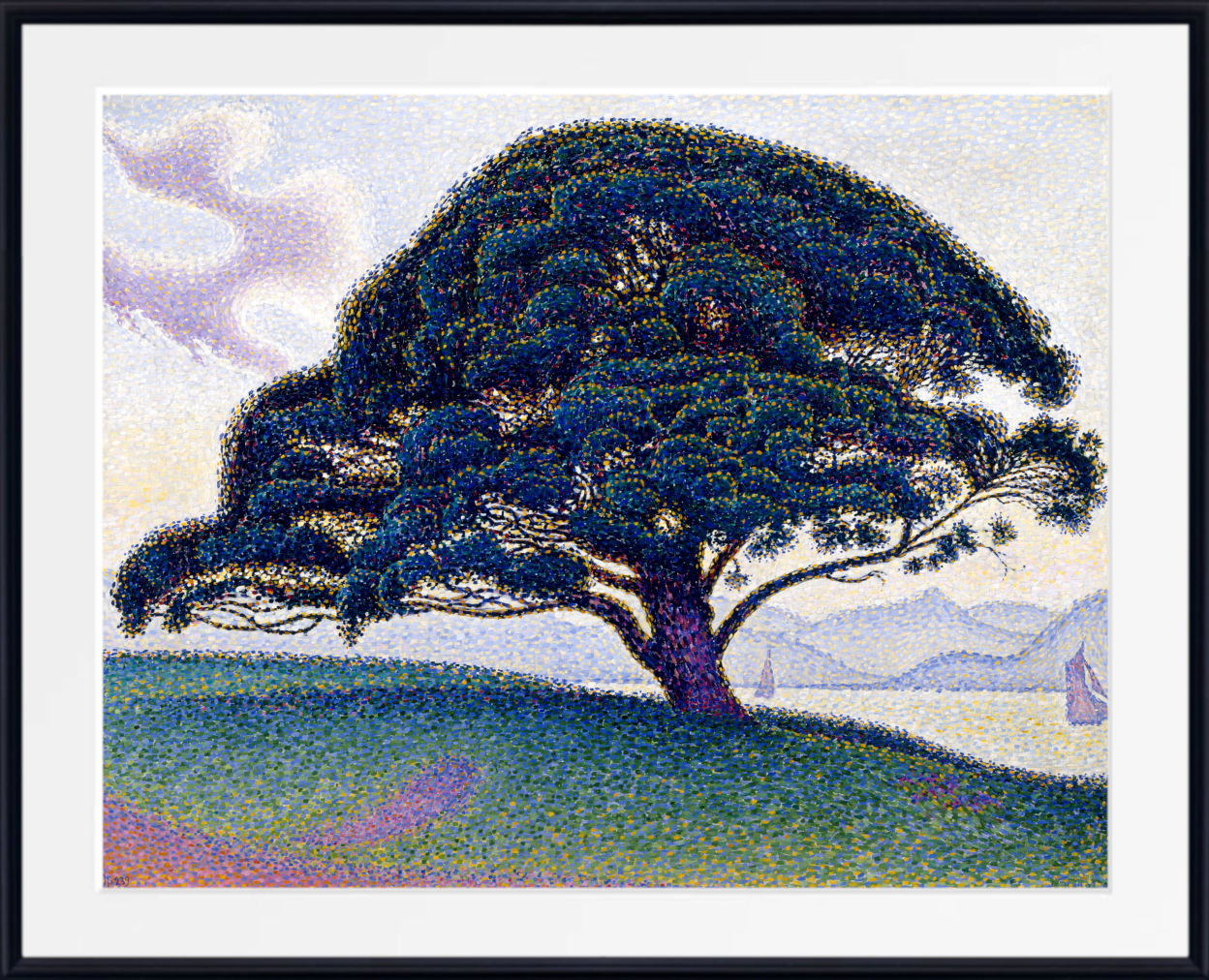 Paul Signac Fine Art Print, The Bonaventure Pine