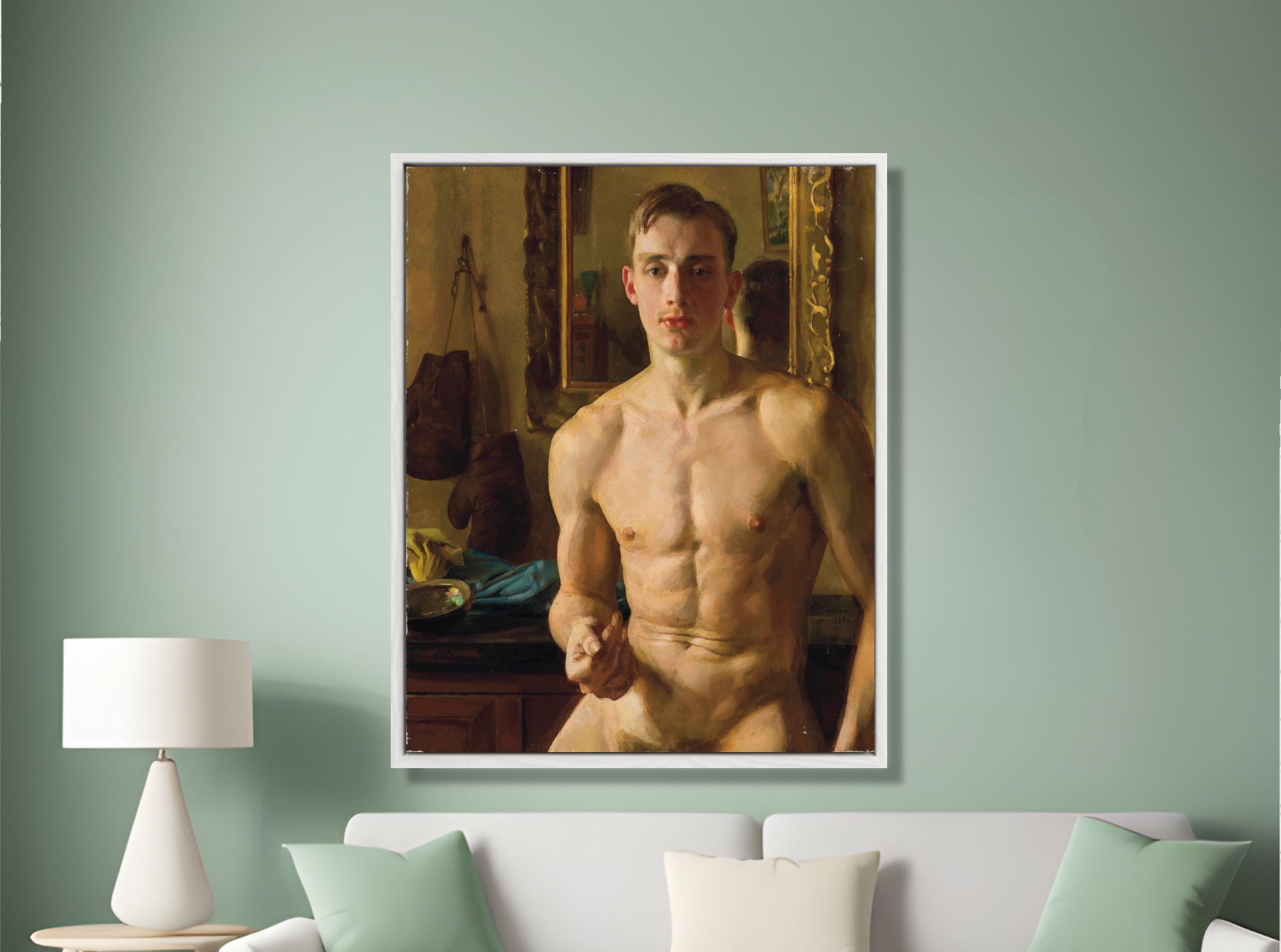 Konstantin Somov Fine Art Print, The Boxer