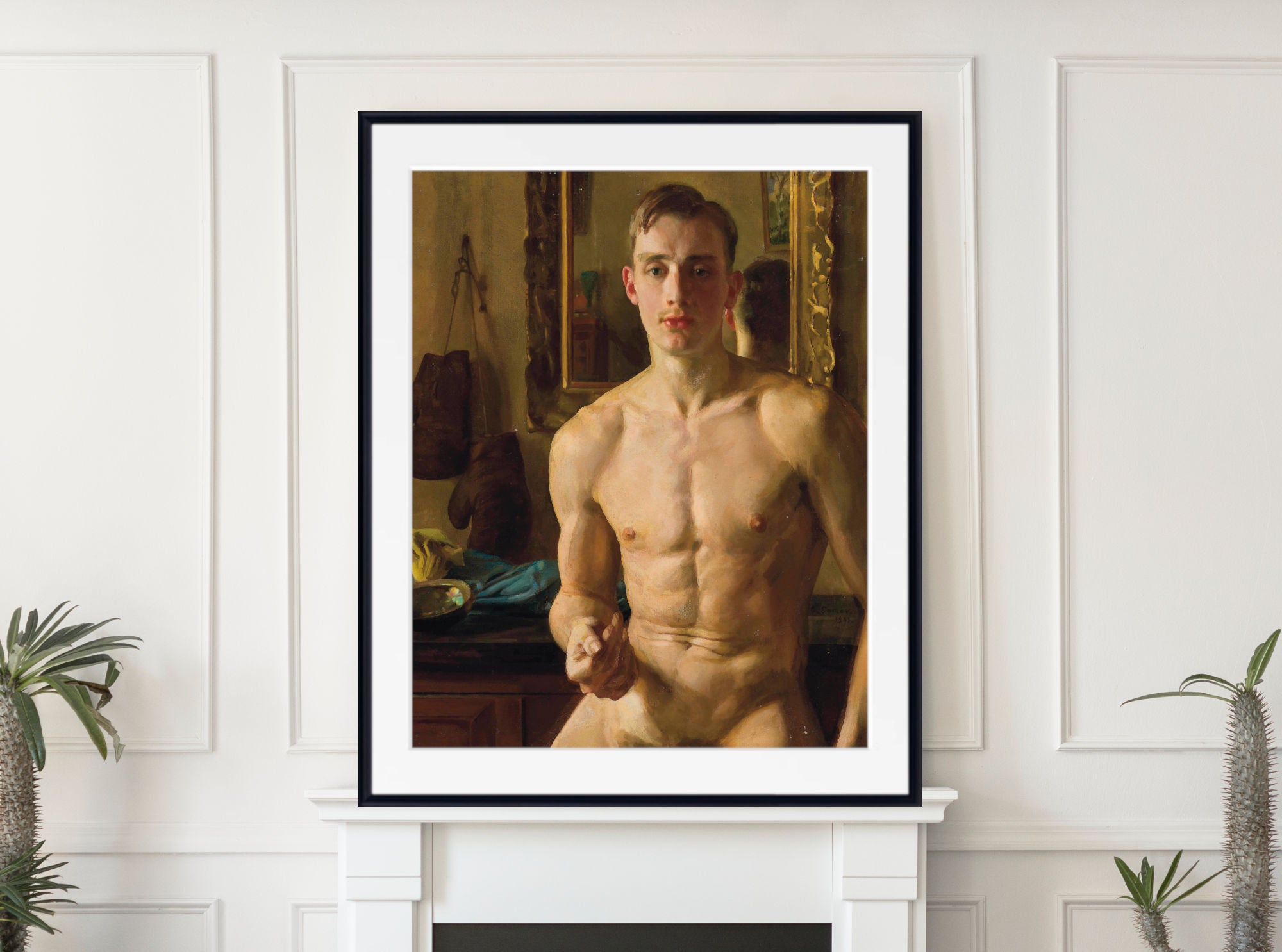 Konstantin Somov Fine Art Print, The Boxer