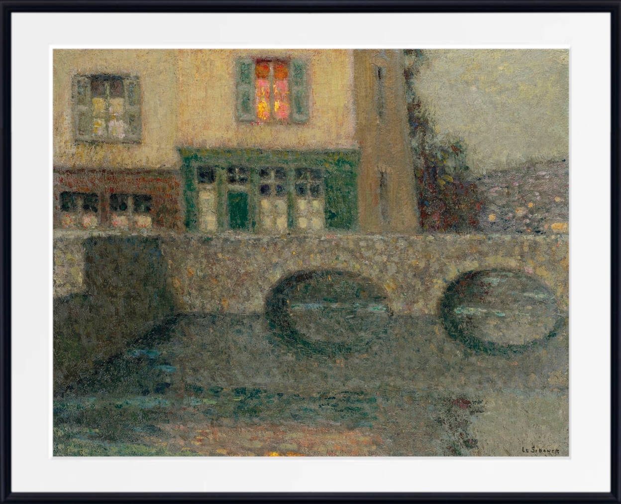 Henri Le Sidaner Fine Art Print, The Bridge