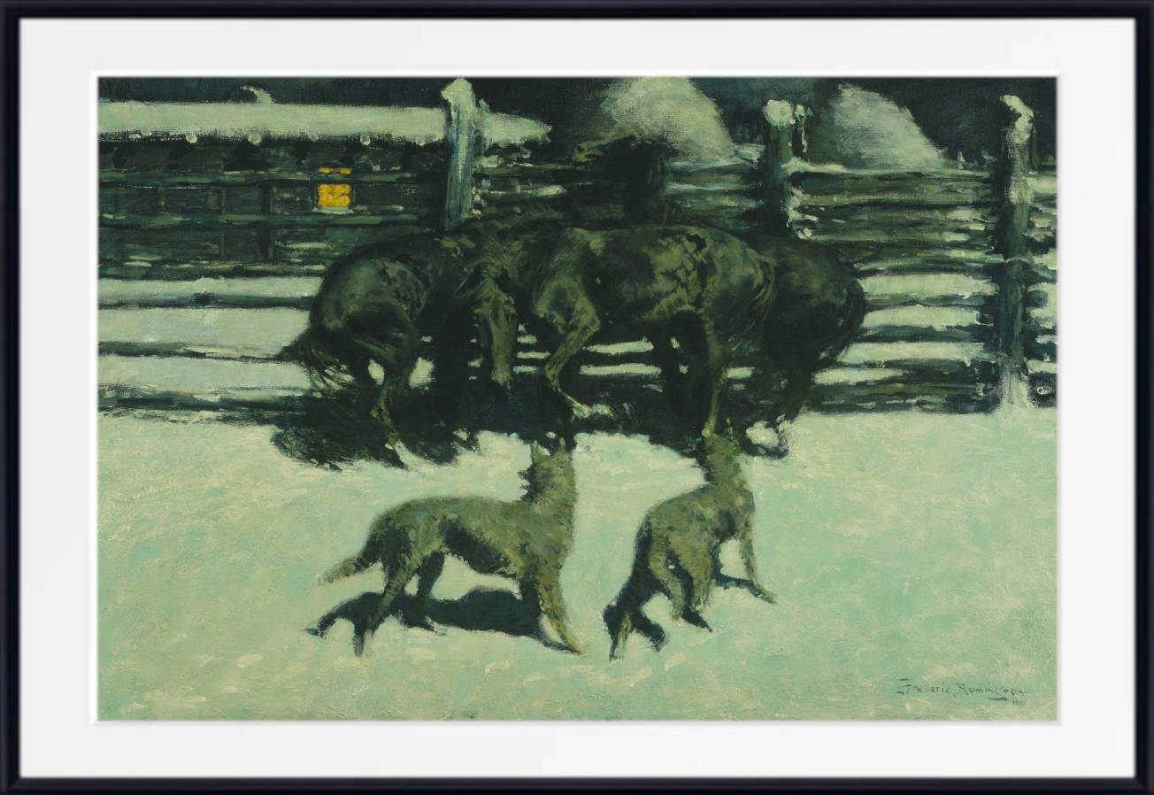 Frederic Remington, Fine Art Print : The Call for Help