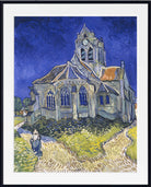 Vincent Van Gogh Fine Art Print, The Church in Auvers sur Oise