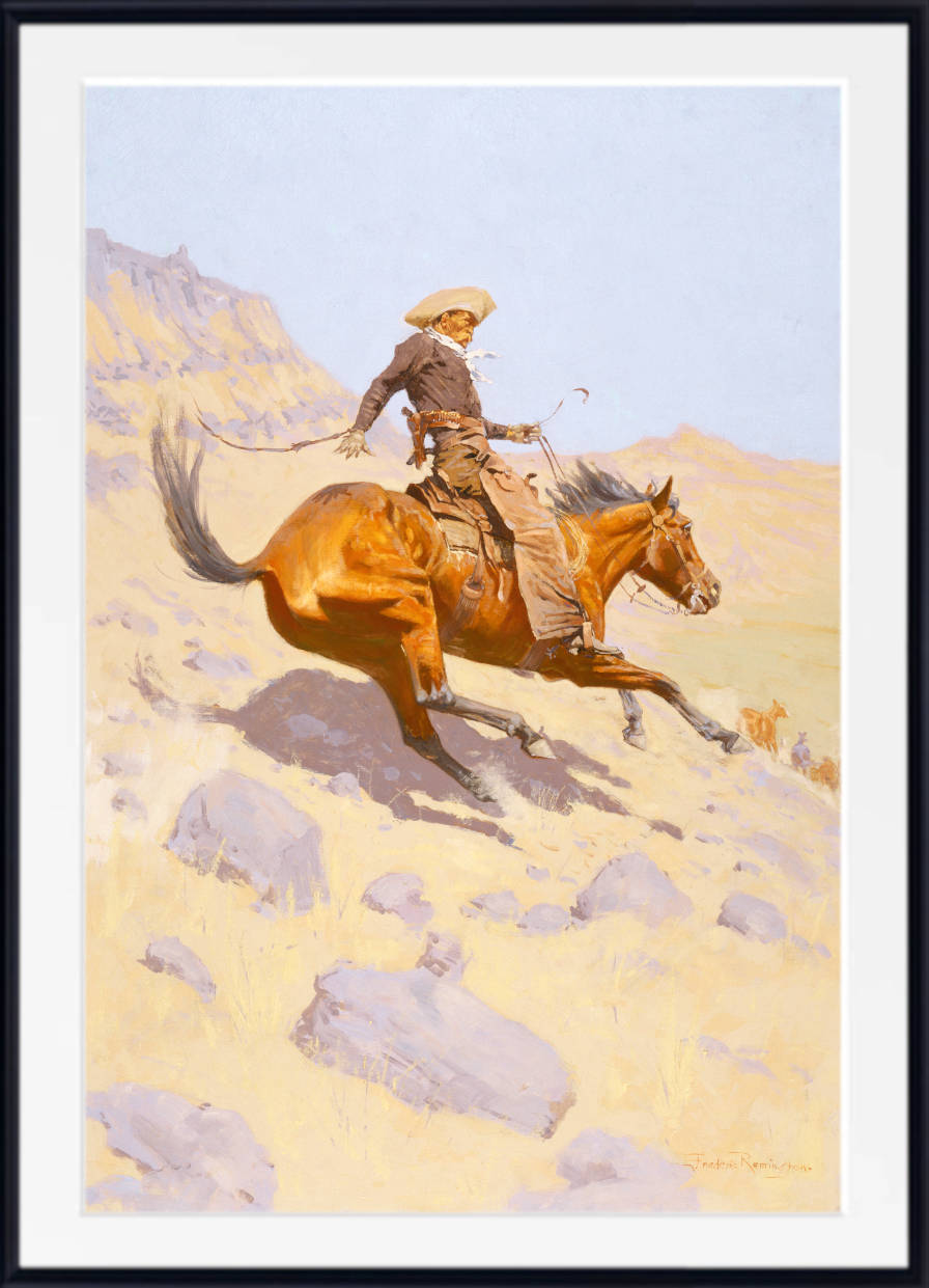 Frederic Remington, Fine Art Print : The Cowboy