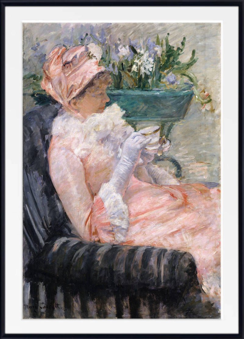 The Cup of Tea by Mary Cassatt framed print