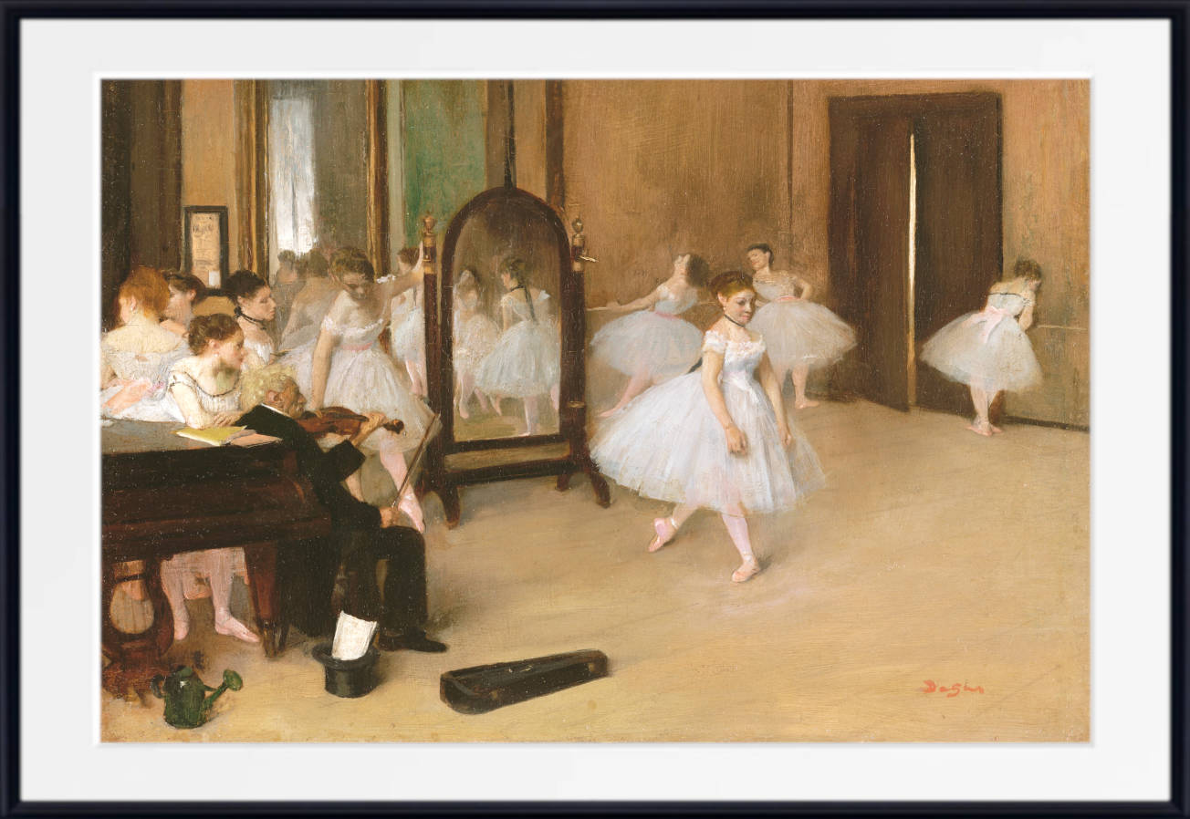 Edgar Degas Fine Art Print : The Dancing Class