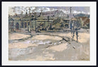 Walter Sickert Post-Impressionist Fine Art Print : Dieppe Train Station