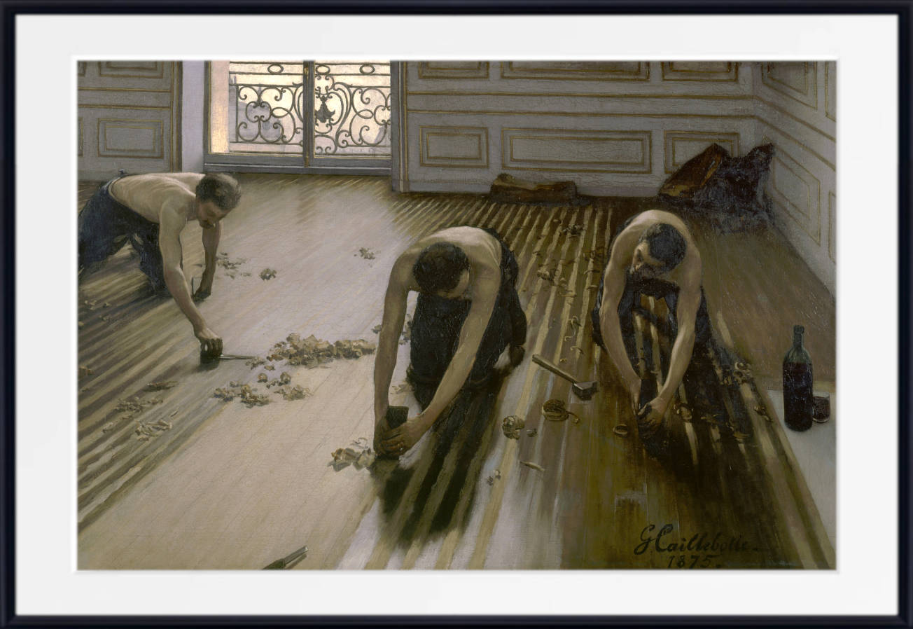 Gustave Caillebotte Fine Art Print : The Floor Planers