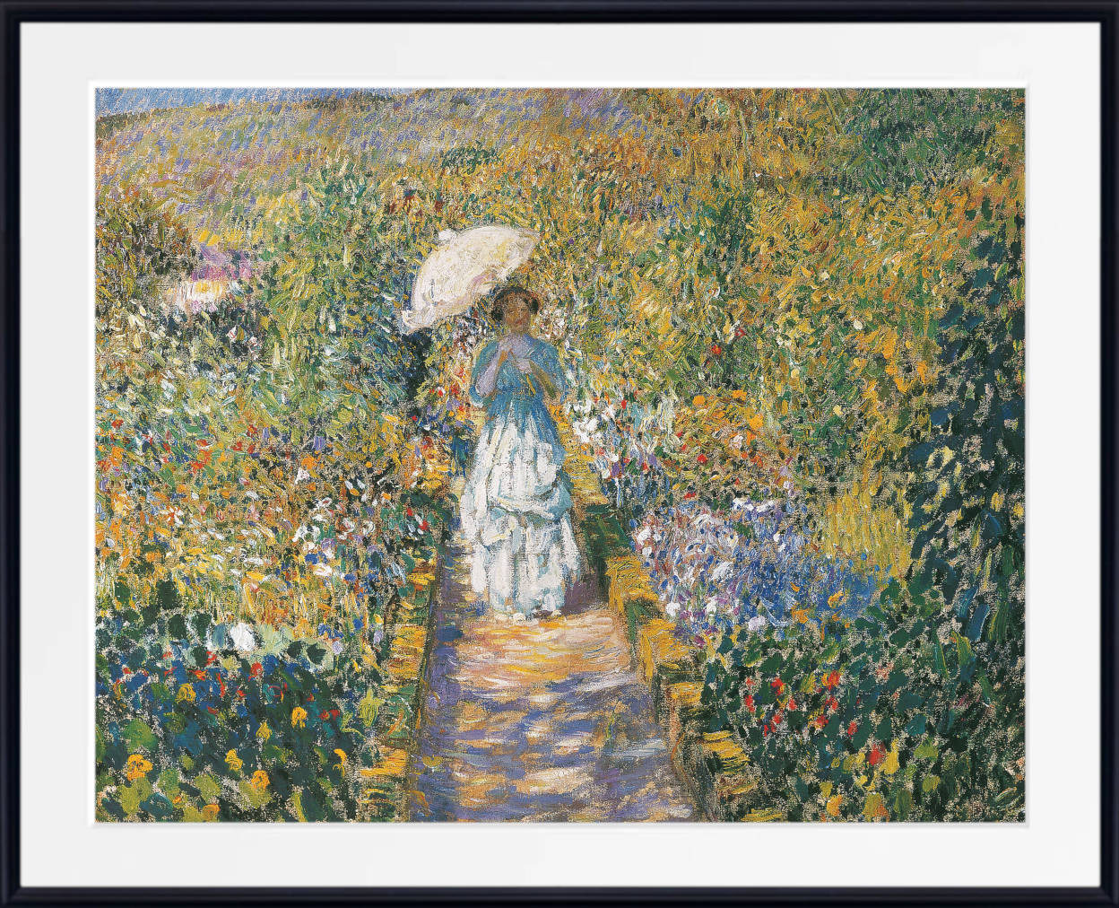 Frederick Carl Frieseke Prints, The Garden path