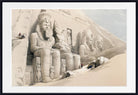 The Great Temple of Abu Simble Nubia, David Roberts Fine Art Print