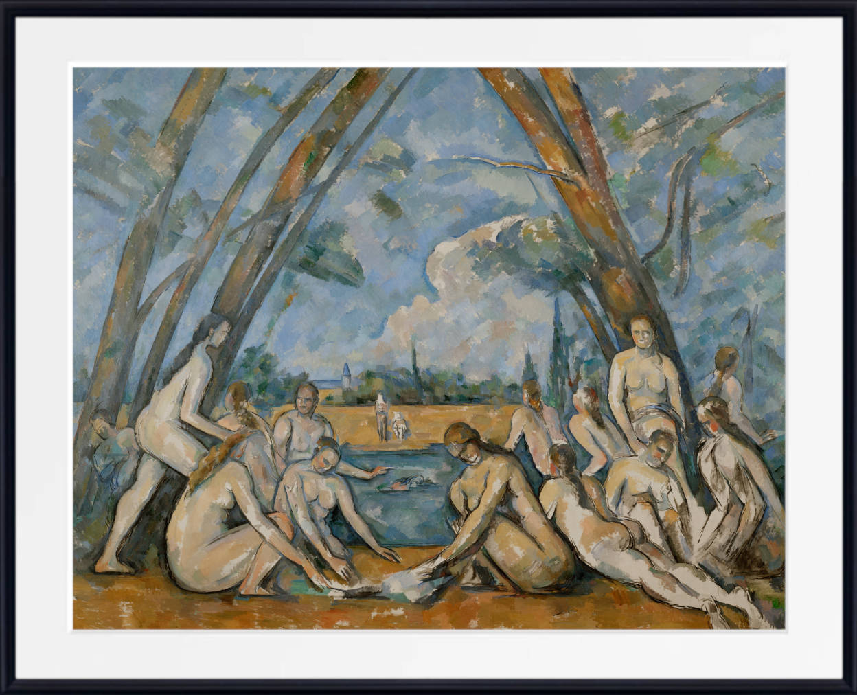 The Great Bathers by Paul Cézanne fine art print