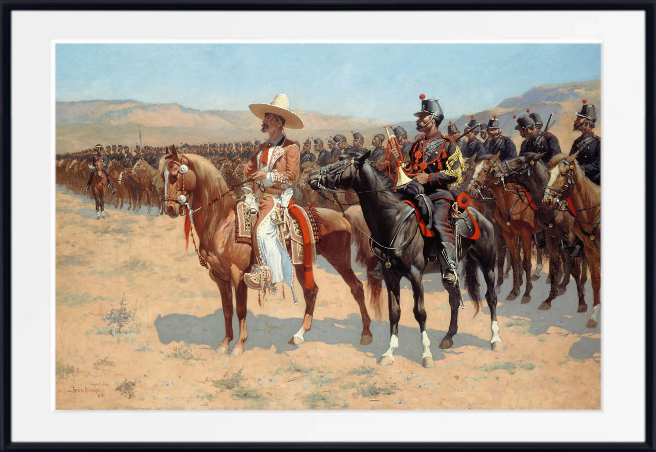 Frederic Remington, Fine Art Print : The Mexican Major