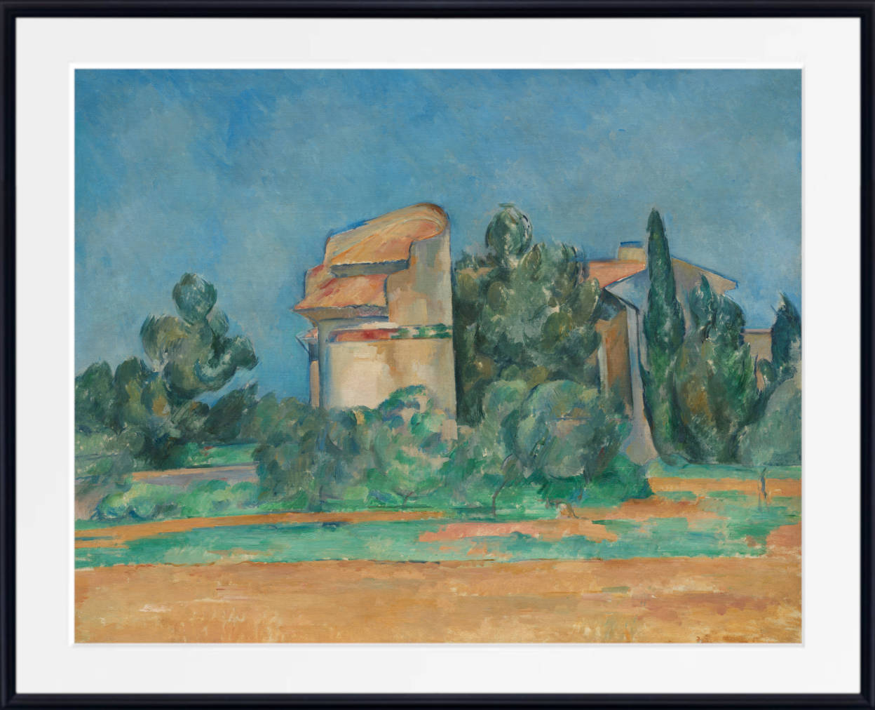 Paul Cézanne Print, The Pigeon Tower at Bellevue