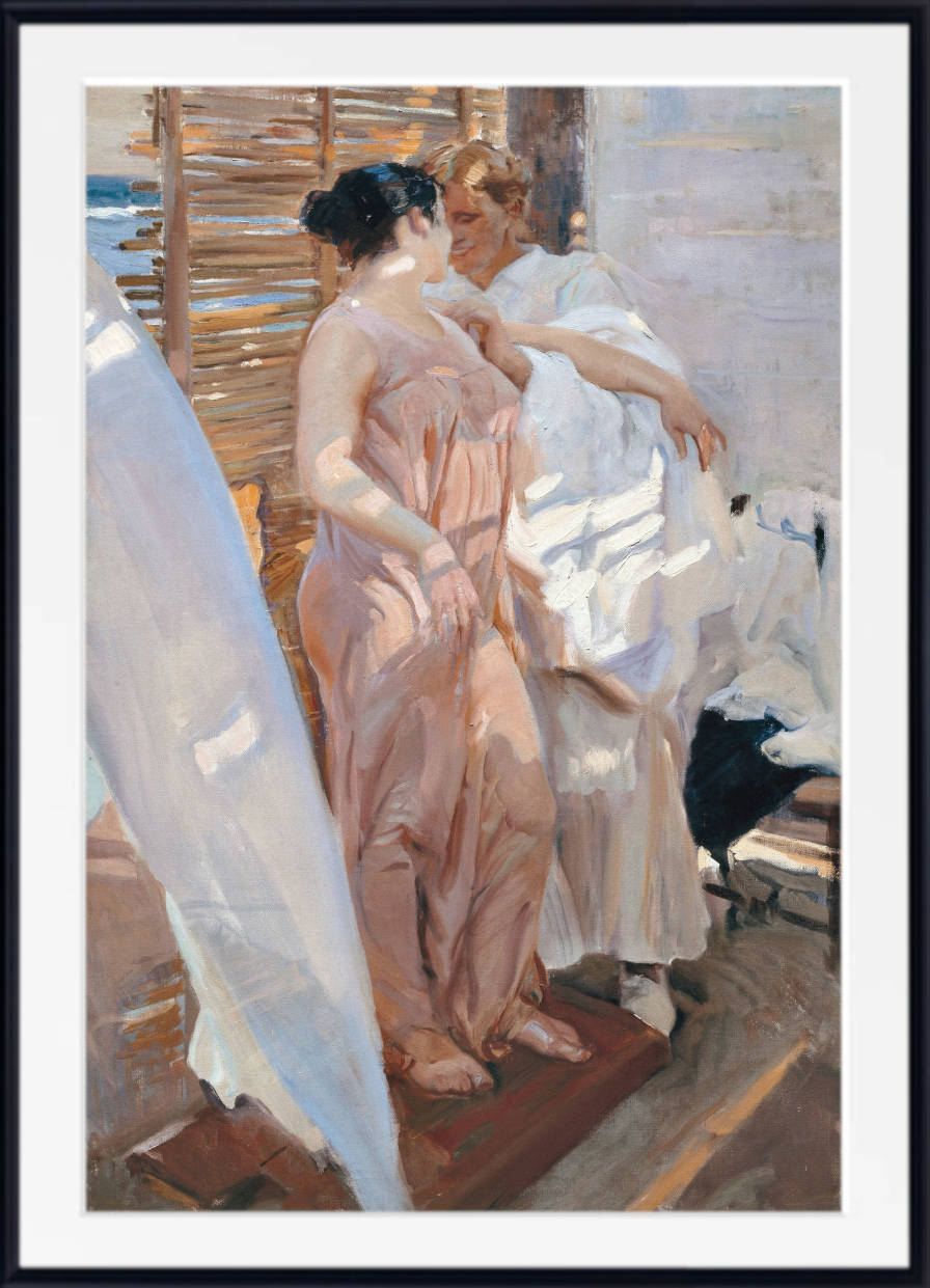 Joaquín Sorolla Print, The Pink Robe