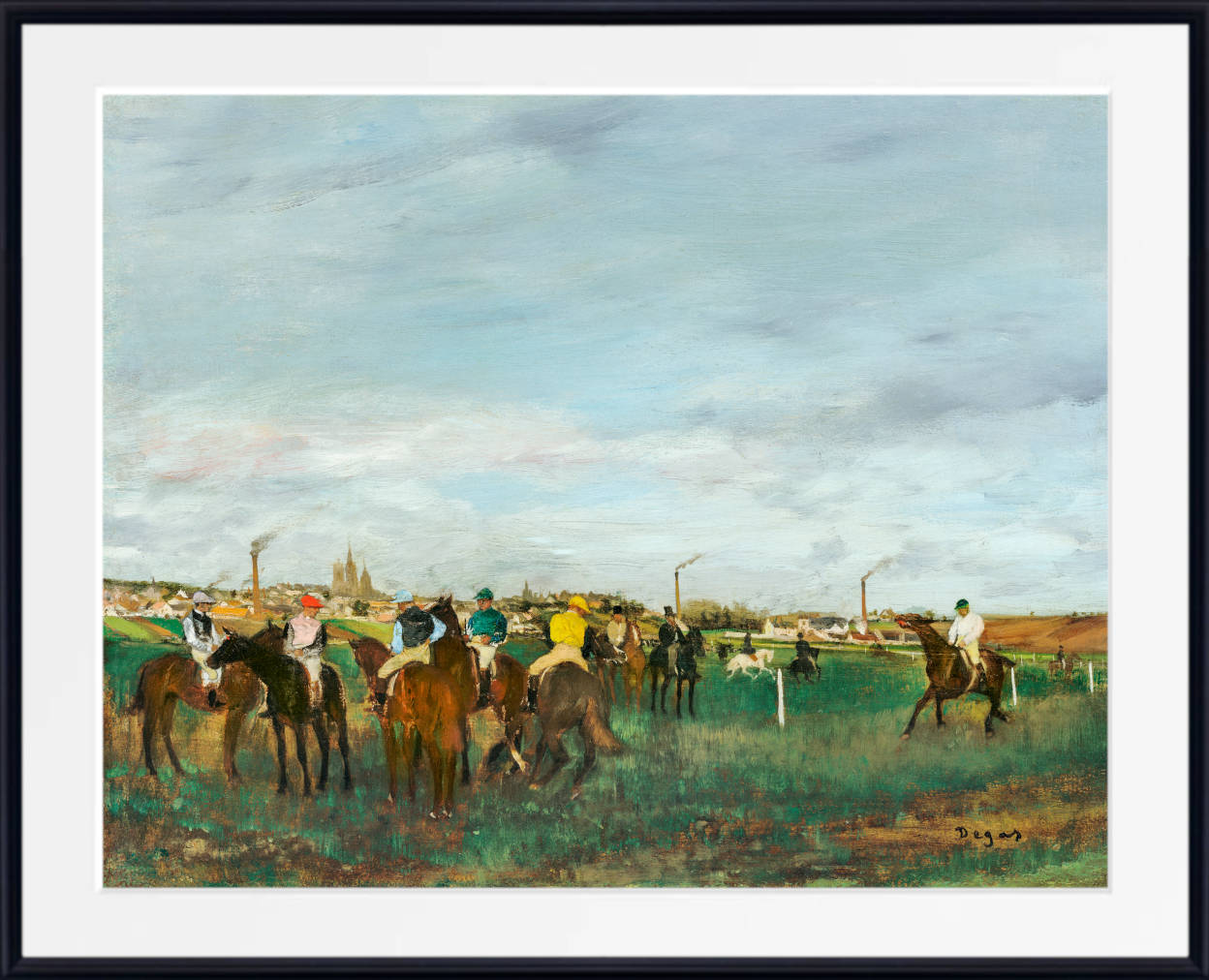 Edgar Degas, Fine Art Print : The Races