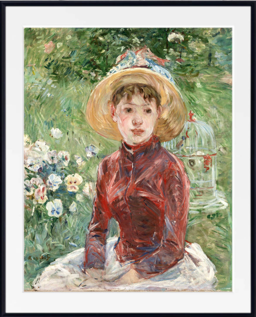 Berthe Morisot, French Fine Art Print : The Red Bodice