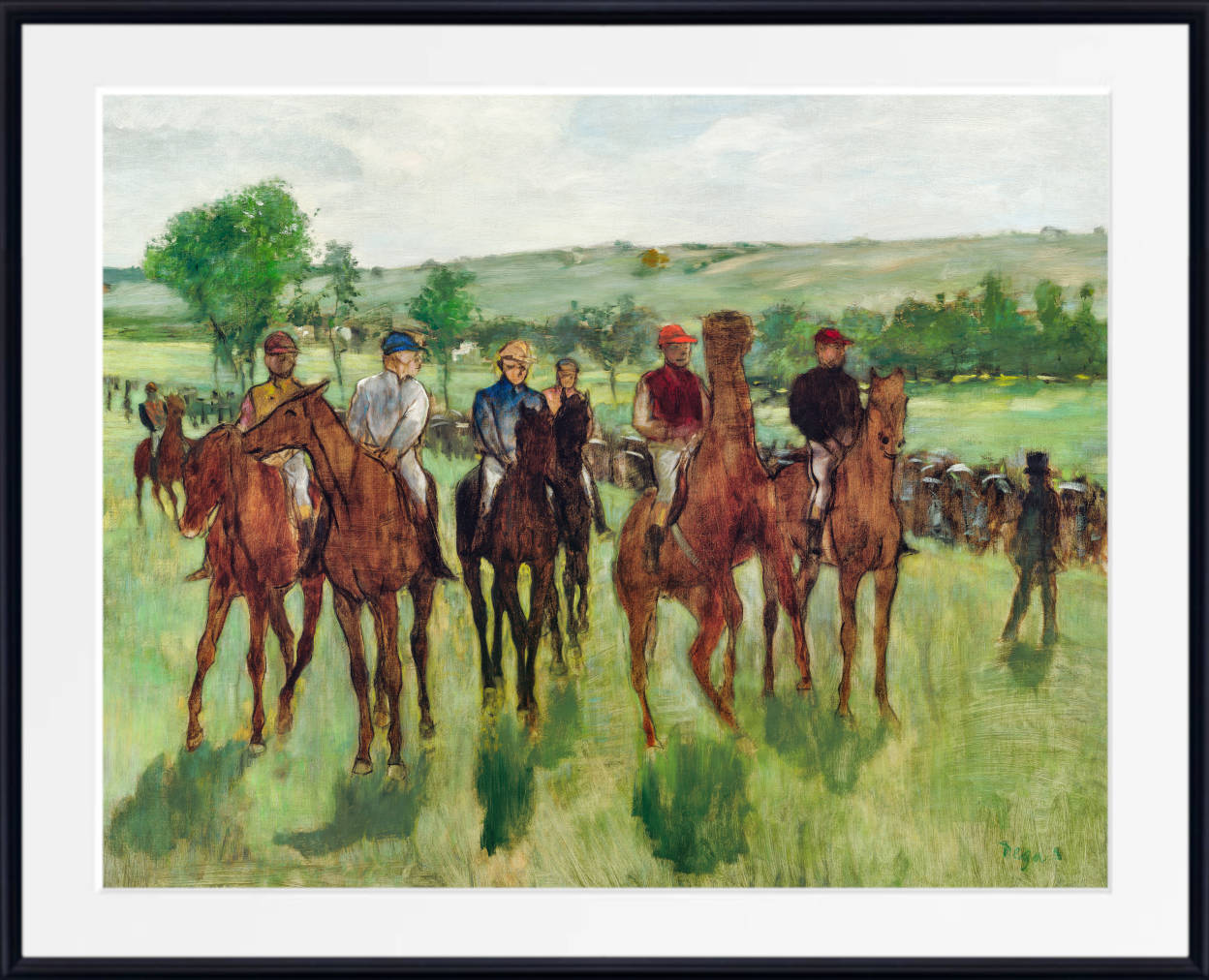 Edgar Degas, Fine Art Print : The Riders