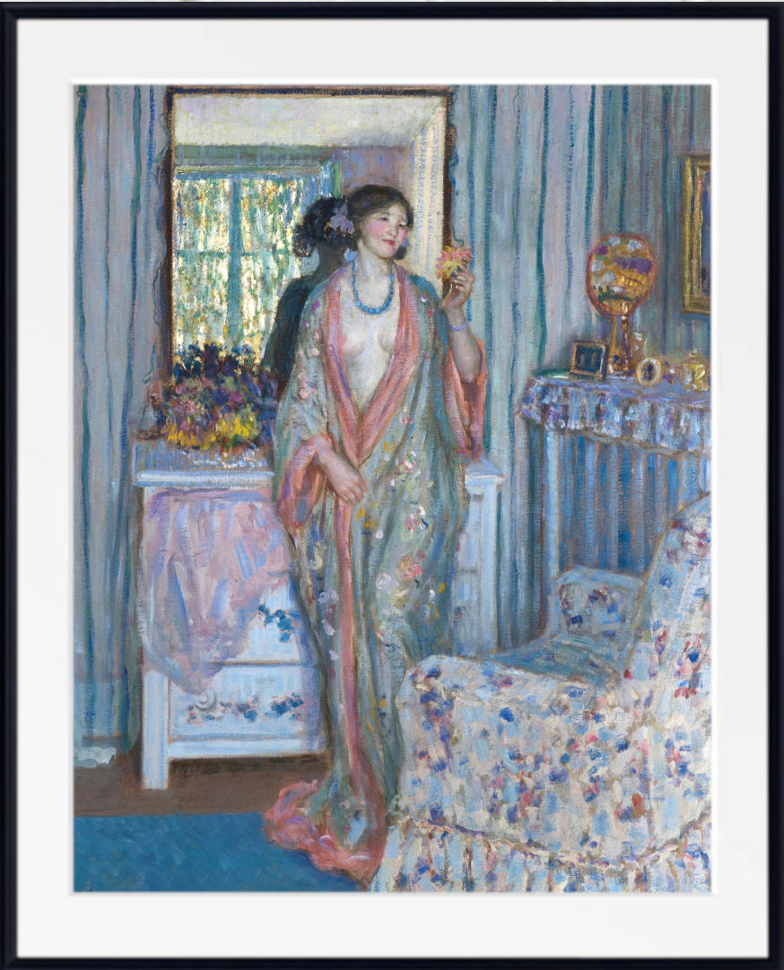 Frederick Carl Frieseke Prints, The Robe (1915)