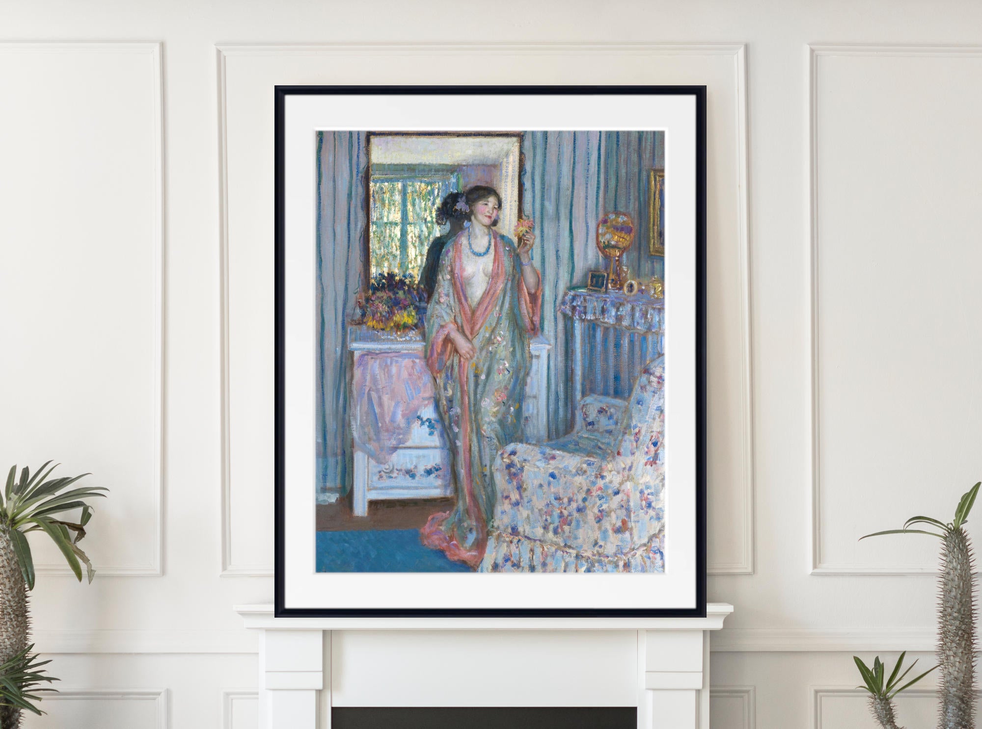 Frederick Carl Frieseke Prints, The Robe (1915)