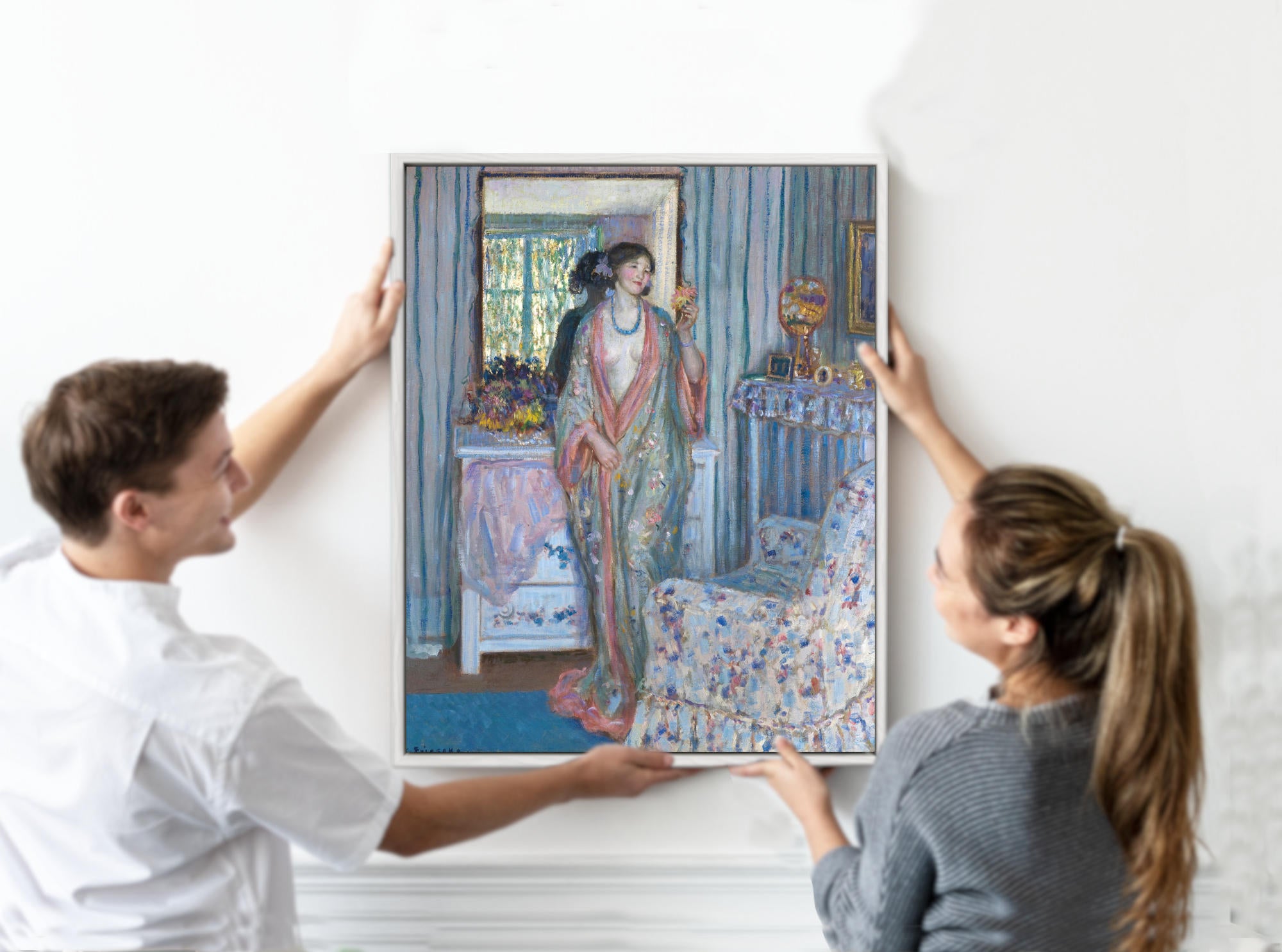 Frederick Carl Frieseke Prints, Torn Lingerie (1915) – GalleryThane