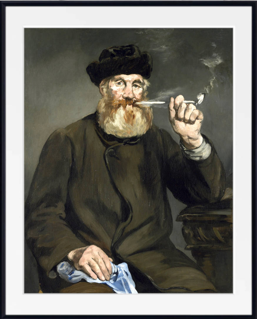 Édouard Manet Print : The Smoker