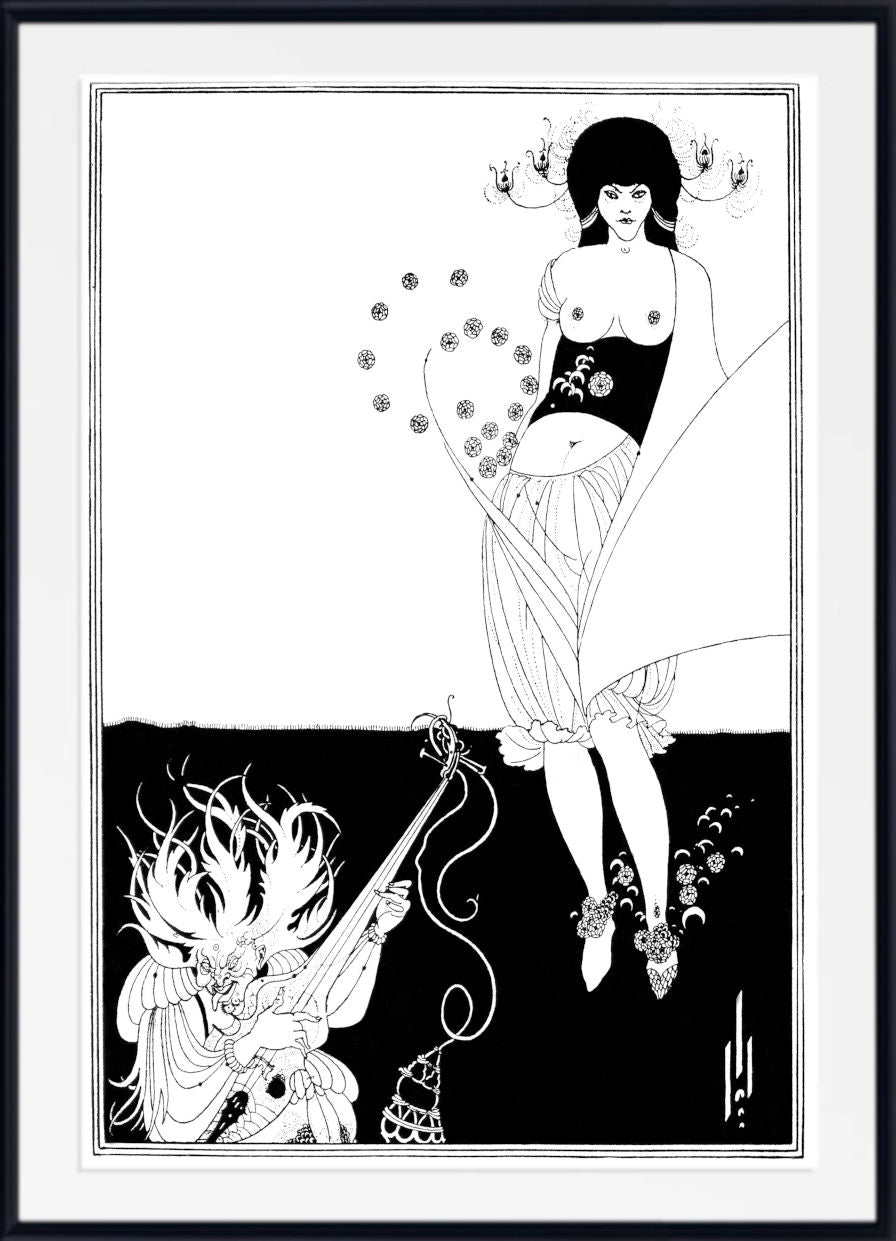 The Stomach Dance by Aubrey Beardsley – Art Nouveau Prints